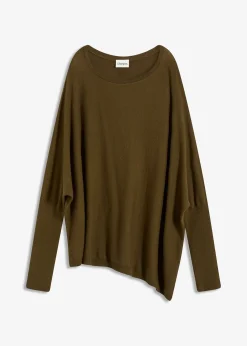 Pull en fine maille, viscose majoritaire