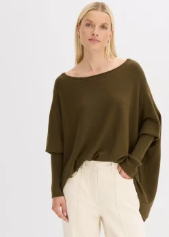 Pull en fine maille, viscose majoritaire