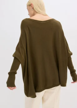 Pull en fine maille, viscose majoritaire