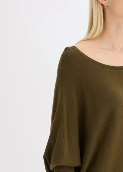 Pull en fine maille, viscose majoritaire