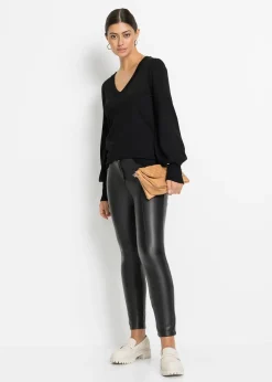 Pull en fine maille, viscose majoritaire