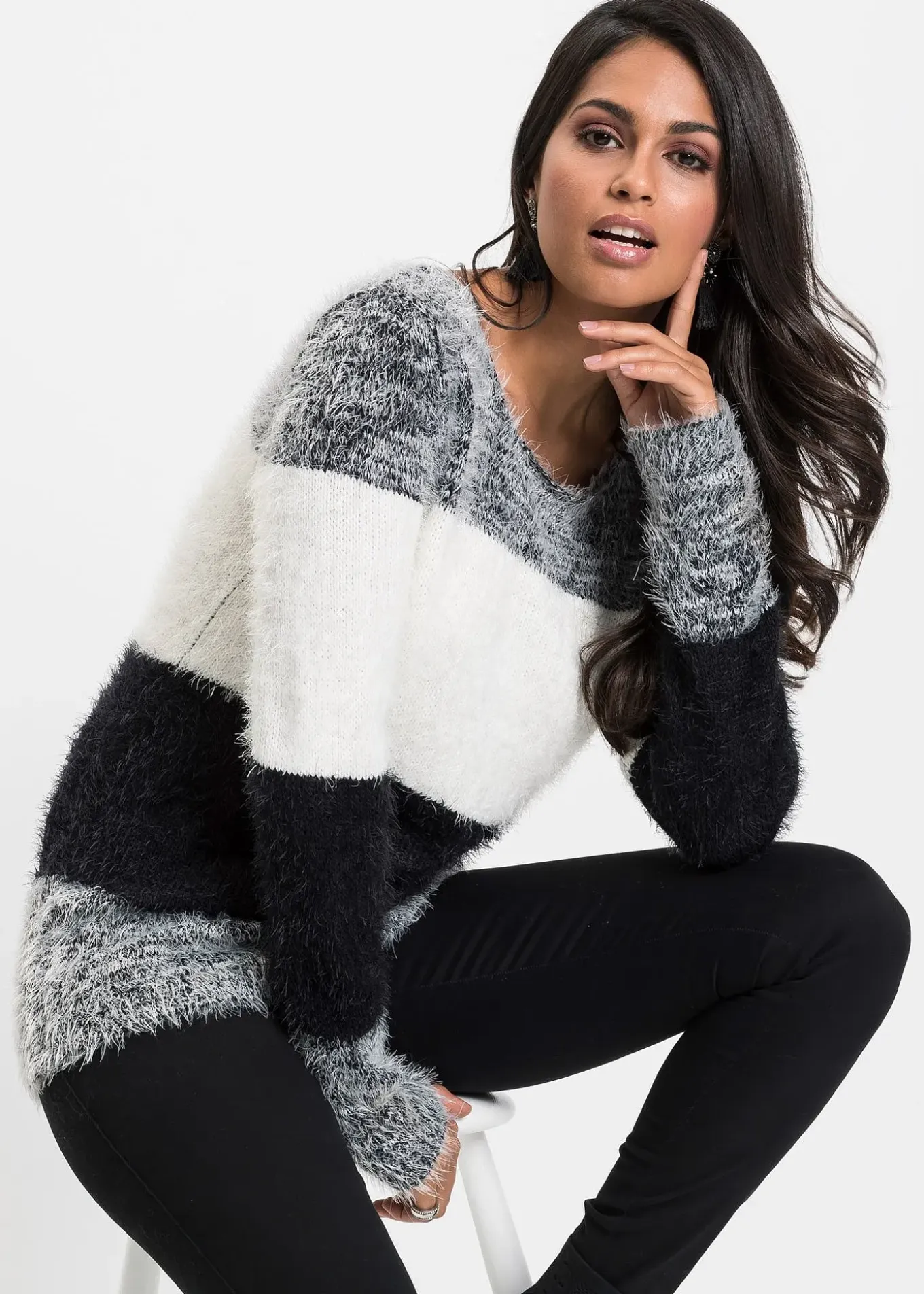 Pull en grosse maille