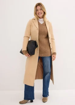 Pull en grosse maille à col en V