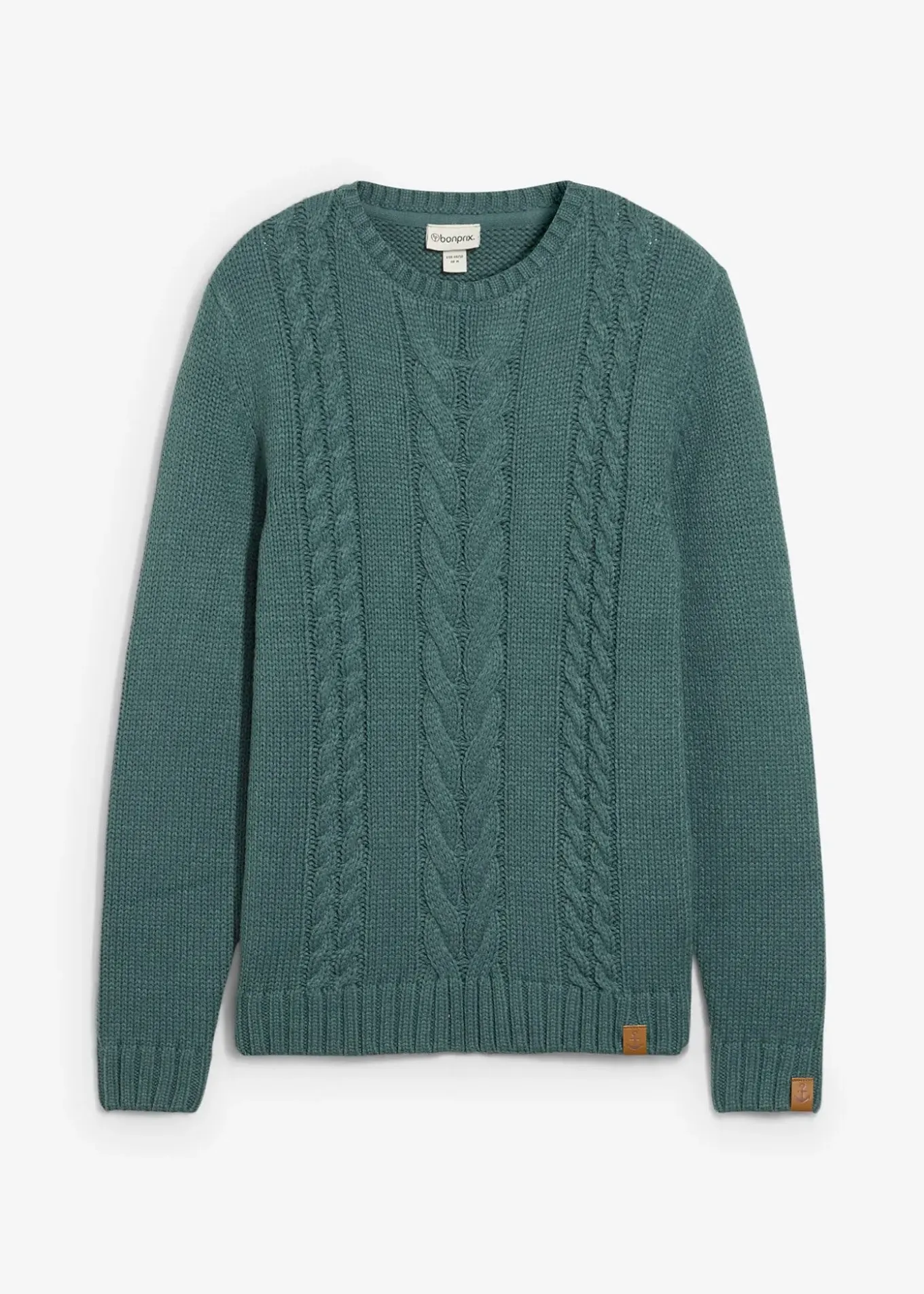 Pull en grosse maille à motif torsadé