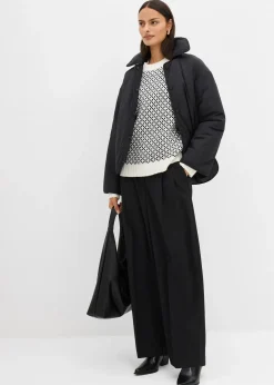 Pull en grosse maille avec laine