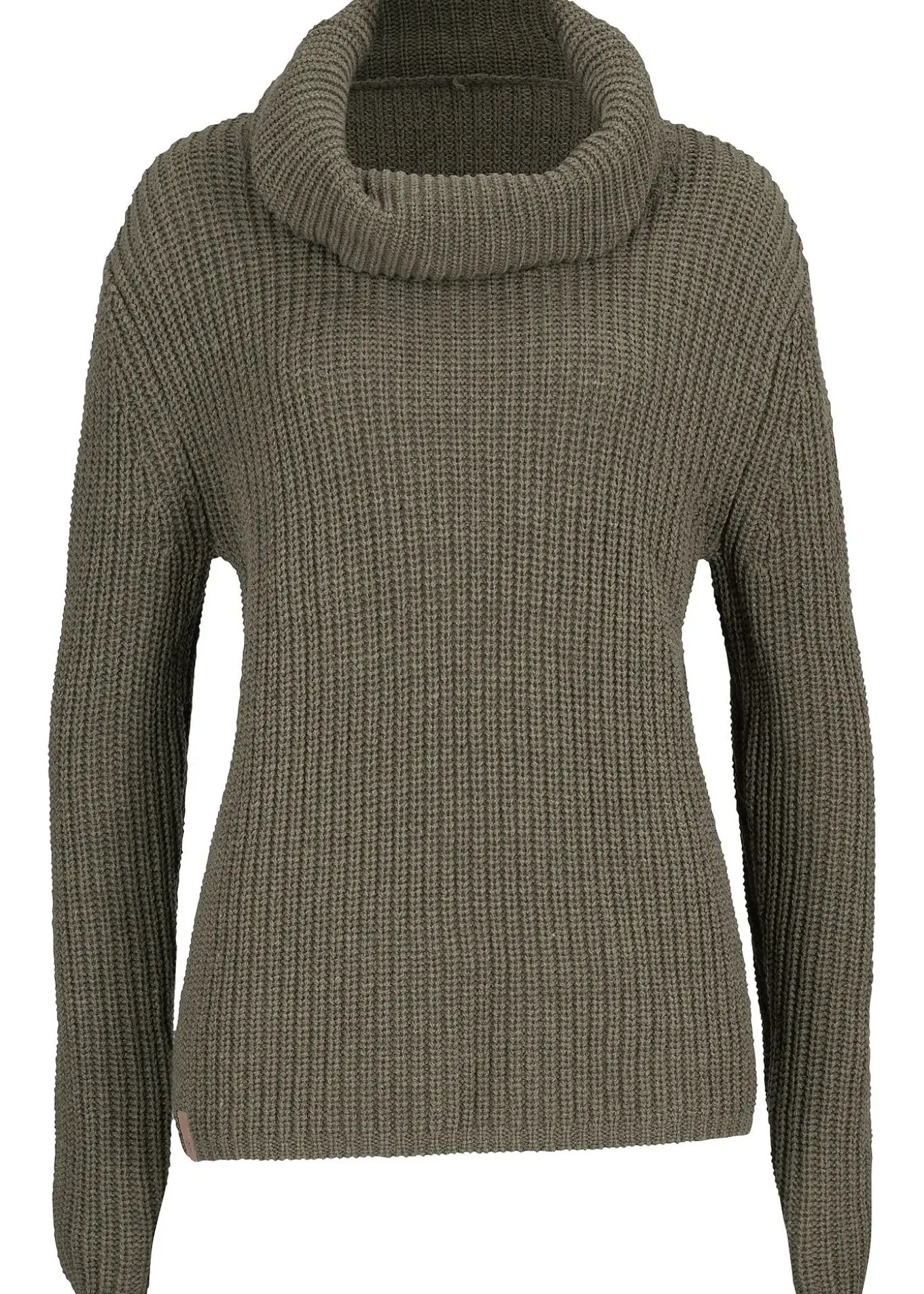 Pull en grosse maille avec col large