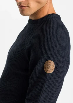 Pull en grosse maille avec coton recyclé