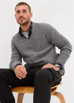 Pull en grosse maille facile d’entretien