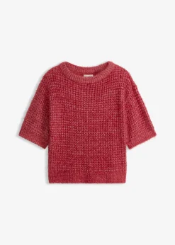 Pull en grosse maille poilue