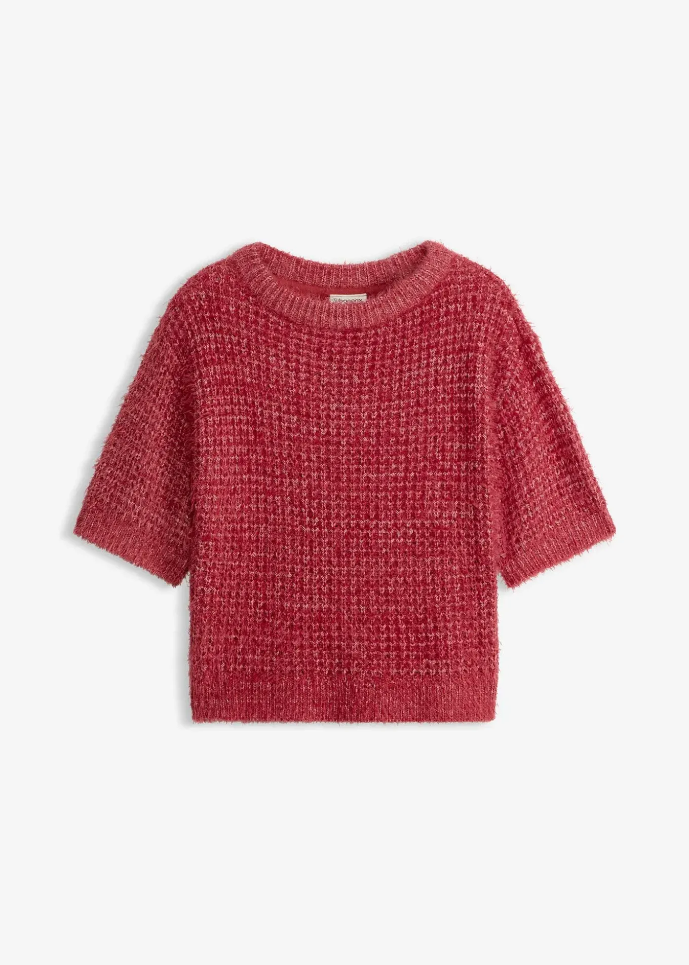 Pull en grosse maille poilue