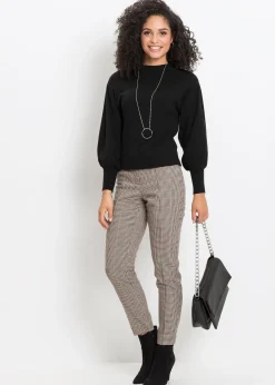 Pull en maille à manches ballon