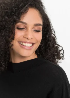 Pull en maille à manches ballon