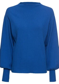 Pull en maille à manches ballon