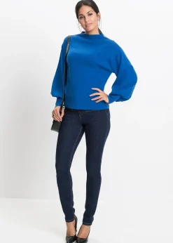 Pull en maille à manches ballon