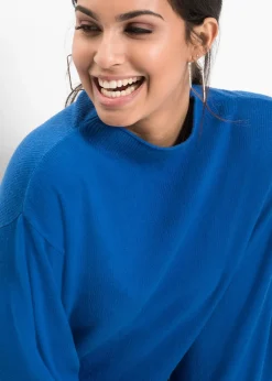 Pull en maille à manches ballon