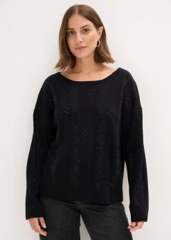 Pull en maille ajourée