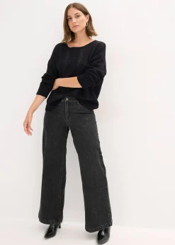 Pull en maille ajourée