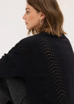 Pull en maille ajourée