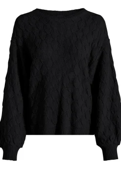 Pull en maille ajourée