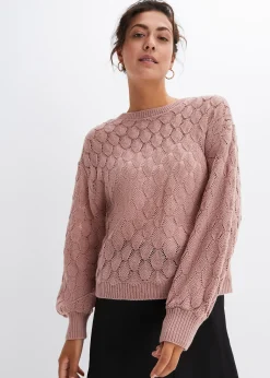 Pull en maille ajourée