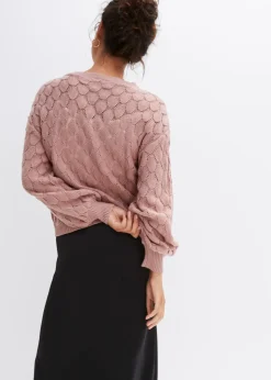 Pull en maille ajourée