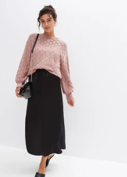 Pull en maille ajourée