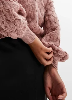 Pull en maille ajourée