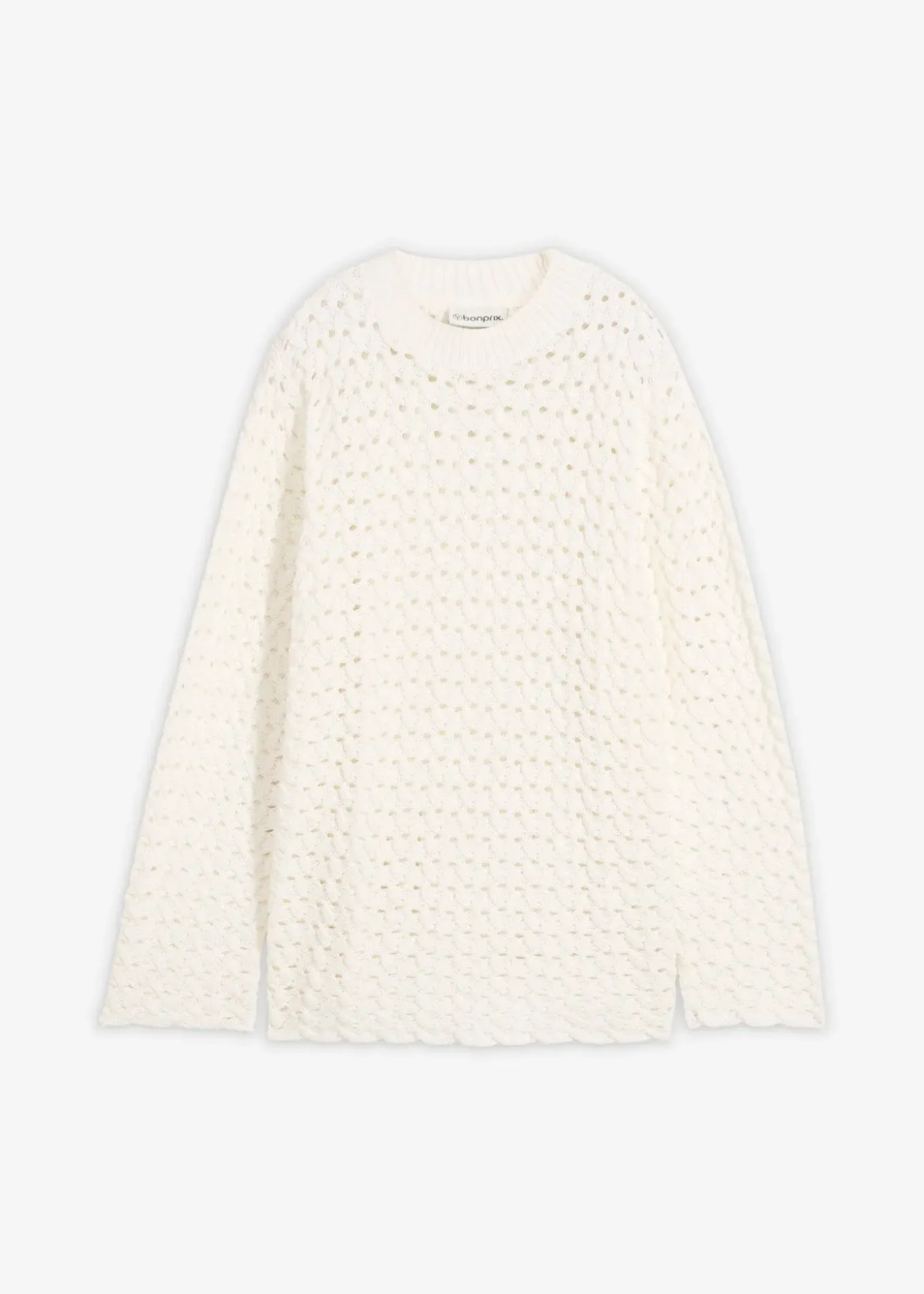 Pull en maille ajourée