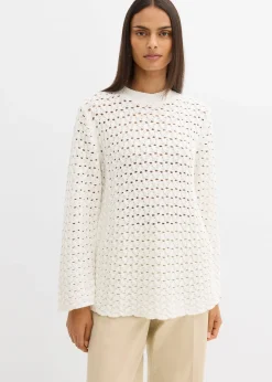 Pull en maille ajourée