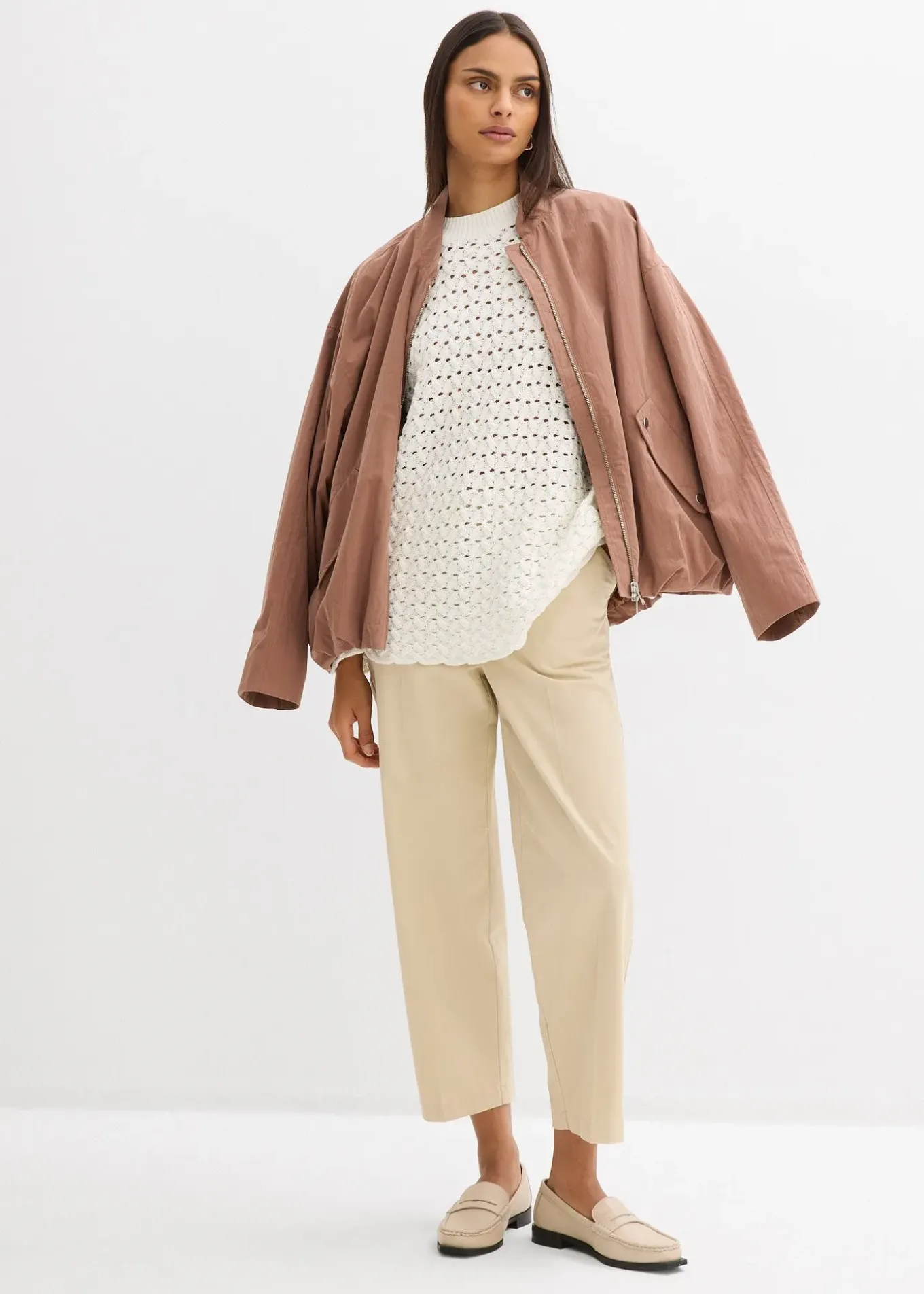 Pull en maille ajourée