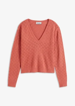 Pull en maille ajourée