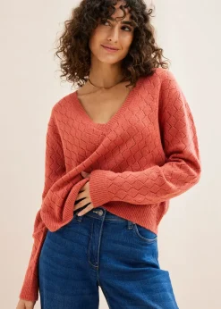 Pull en maille ajourée
