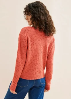 Pull en maille ajourée