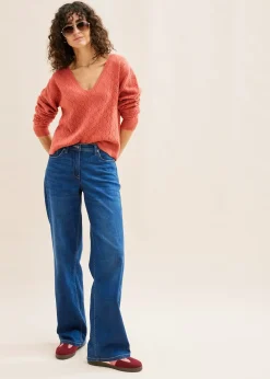 Pull en maille ajourée