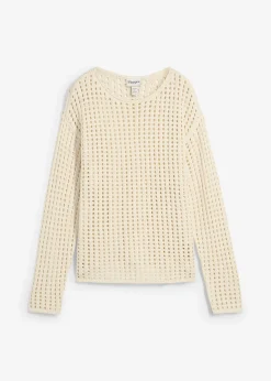 Pull en maille ajourée