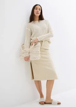 Pull en maille ajourée