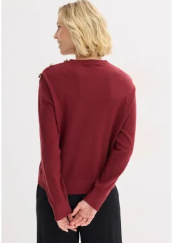 Pull en maille avec boutons