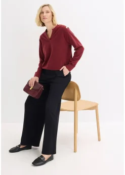 Pull en maille avec boutons