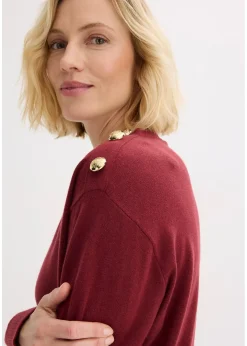 Pull en maille avec boutons