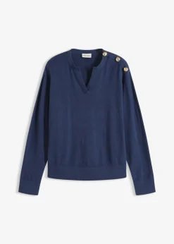 Pull en maille avec boutons