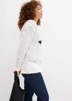Pull en maille avec nœud