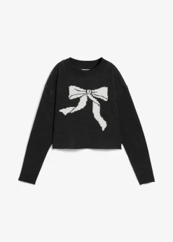 Pull en maille avec nœud