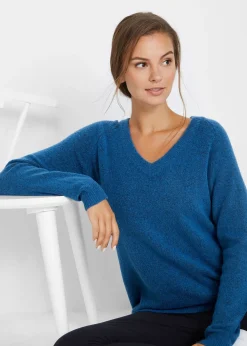 Pull en maille col V