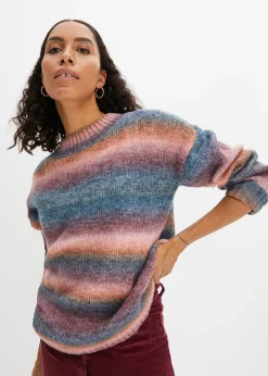 Pull en maille effet tie & dye