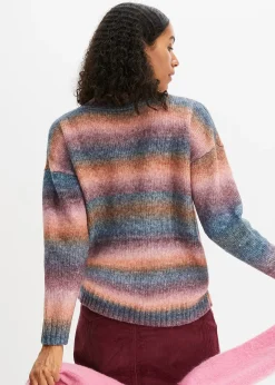 Pull en maille effet tie & dye