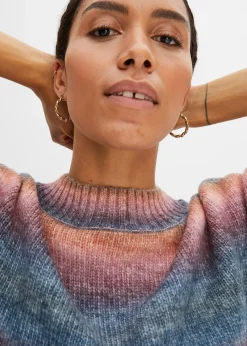 Pull en maille effet tie & dye