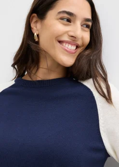 Pull en maille fine à manches raglan