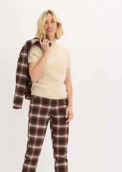 Pull en maille poilue