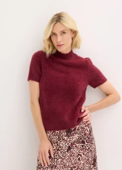 Pull en maille poilue