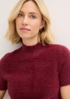 Pull en maille poilue